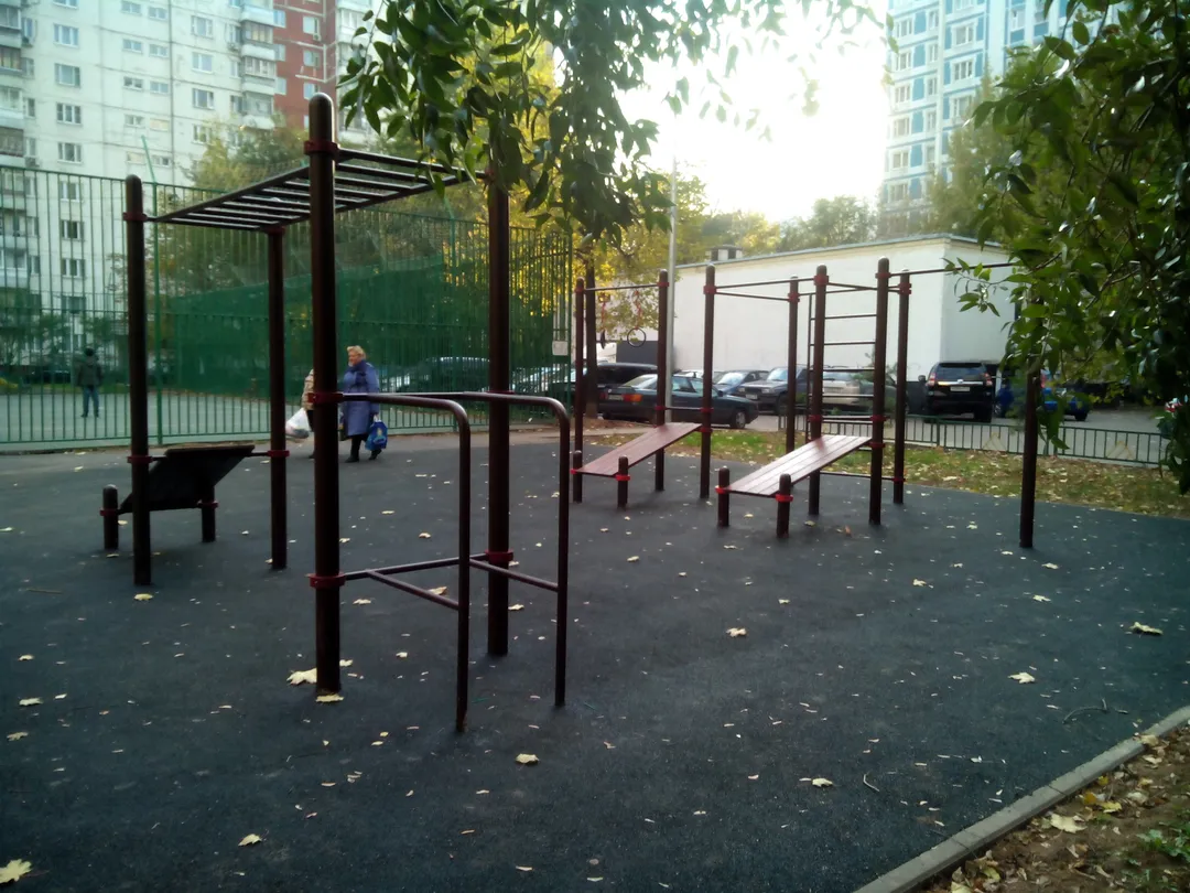 Рукохід на майданчику Calisthenics Park at улица Крылатские Холмы, Москва #wp2155 – фото 3 з 4