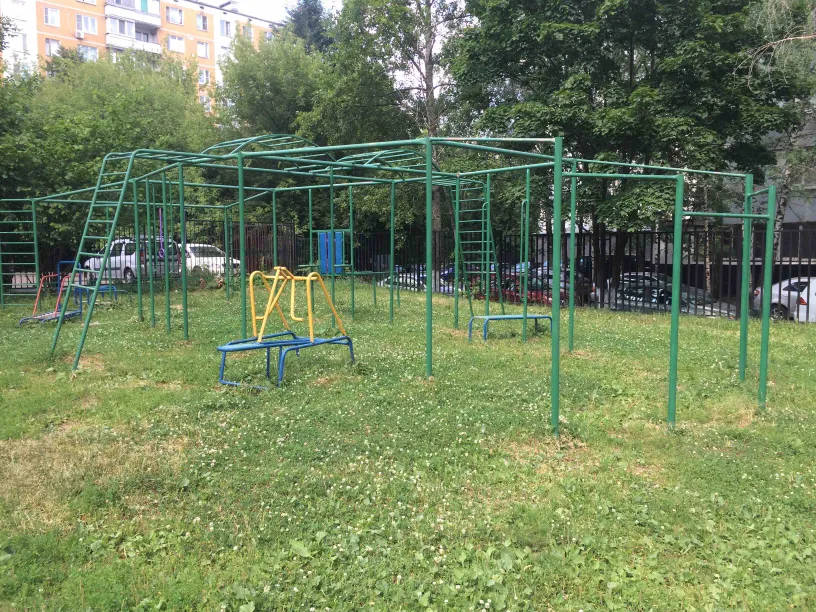 Бруси на майданчику Calisthenics Park at Ореховый бульвар, Москва – фото 2 з 4