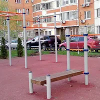 Calisthenics Park at Подмосковный бульвар, Красногорск - thumbnail 2