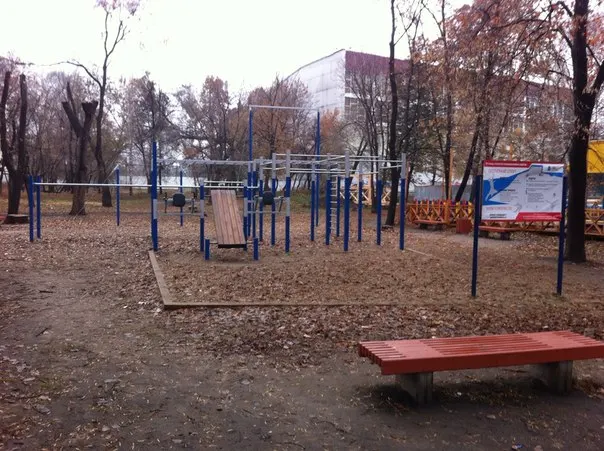 Calisthenics Park at улица Строителей, Самара