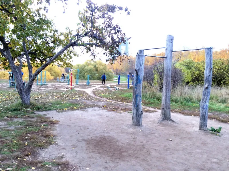 Bare paralele la Calisthenics Park at аллея Дорога Жизни, Москва #wp2167 – fotografia 2 din 2