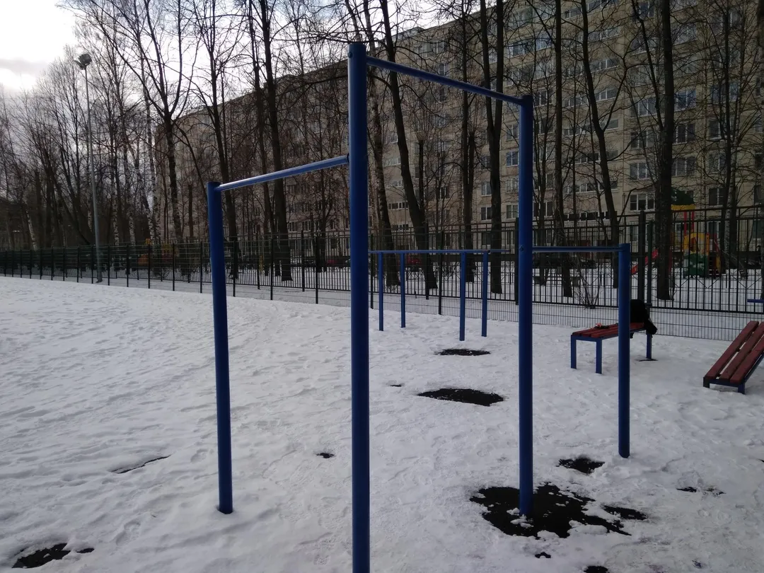 Bare paralele la Calisthenics Park at проспект Науки, Санкт-Петербург – fotografia 2 din 4