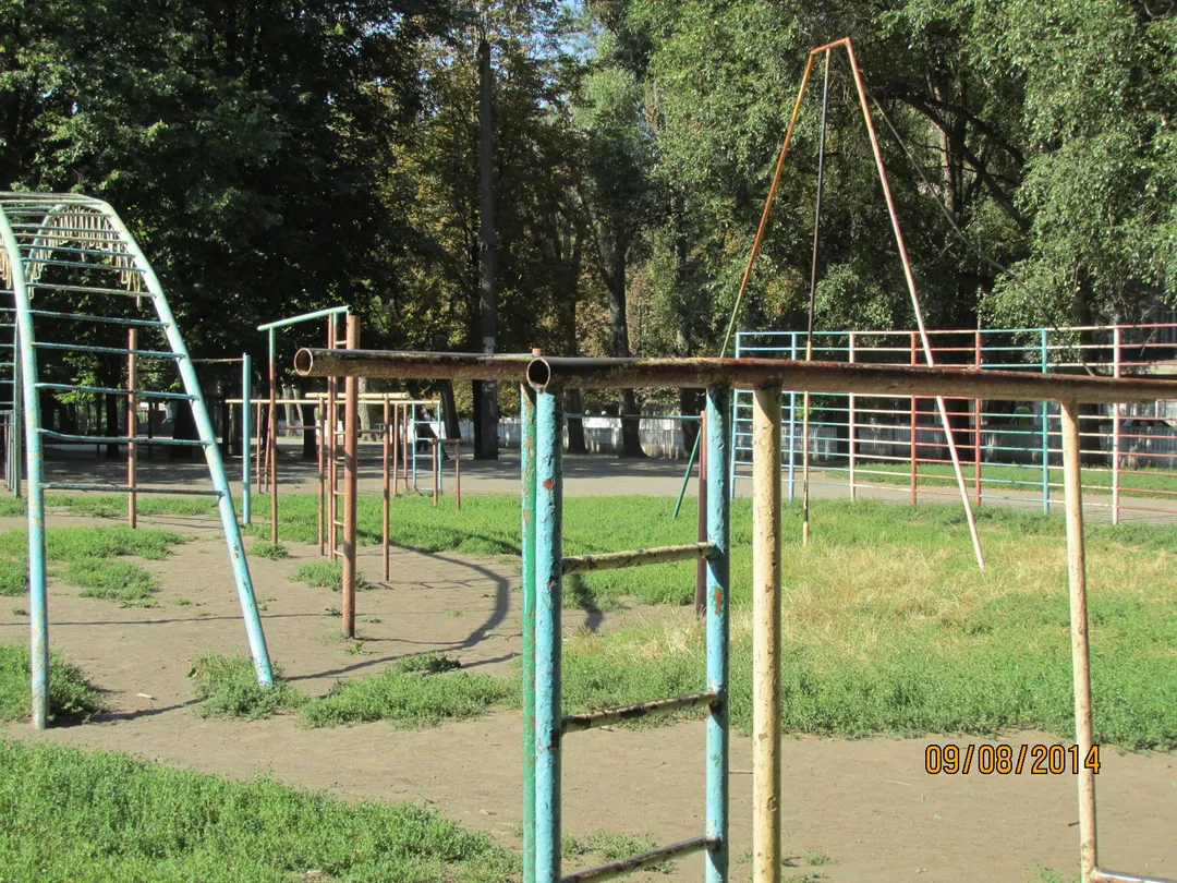 Шведська стінка на майданчику Calisthenics Park at Новокримська вулиця, Дніпро – фото 4 з 5