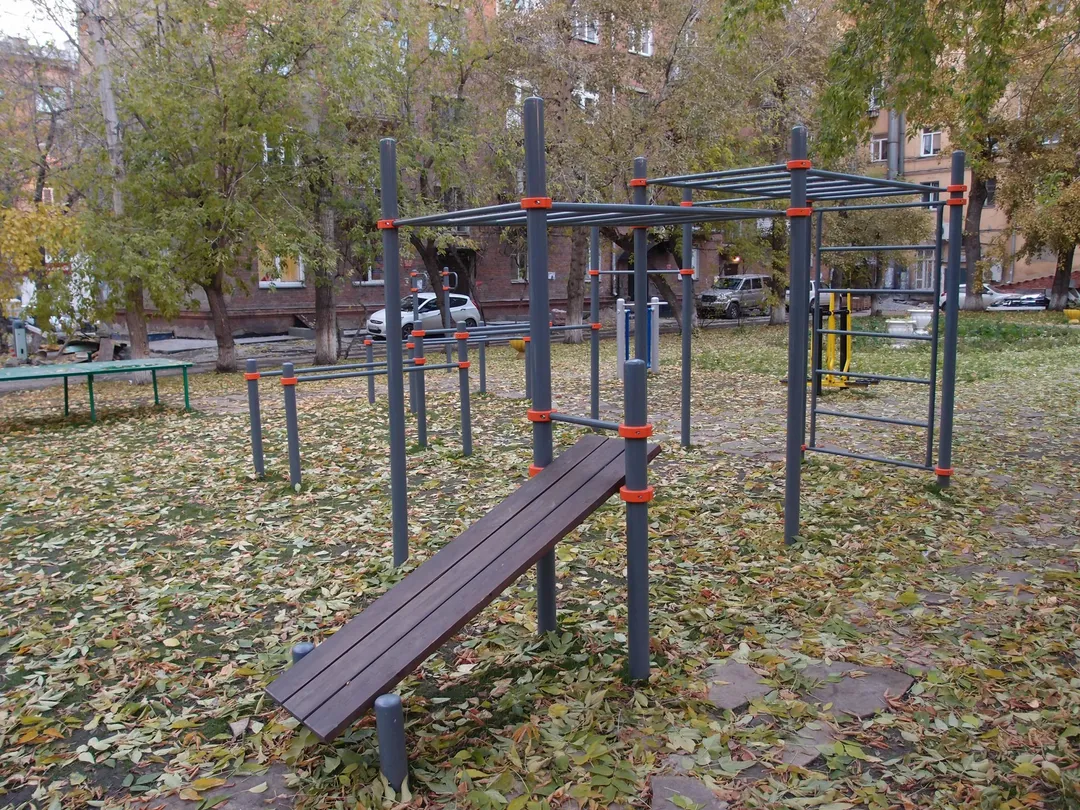 Monkey bar presso Calisthenics Park at Советская улица, Новосибирск #wp2190 – foto 3 di 3