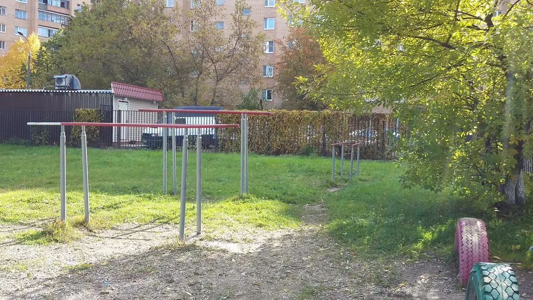 Pull Up Bar at Calisthenics Park at улица Карбышева, Красногорск #wp2208 – photo 1 of 3