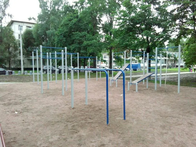 Sbarra per trazioni presso Calisthenics Park at проспект Просвещения, Санкт-Петербург – foto 1 di 3