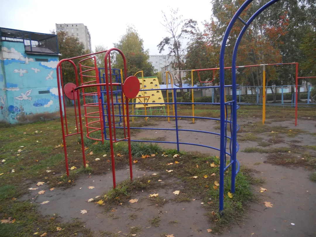 Espalderas en Calisthenics Park at улица Хади Такташа, Набережные Челны – foto 4 de 5