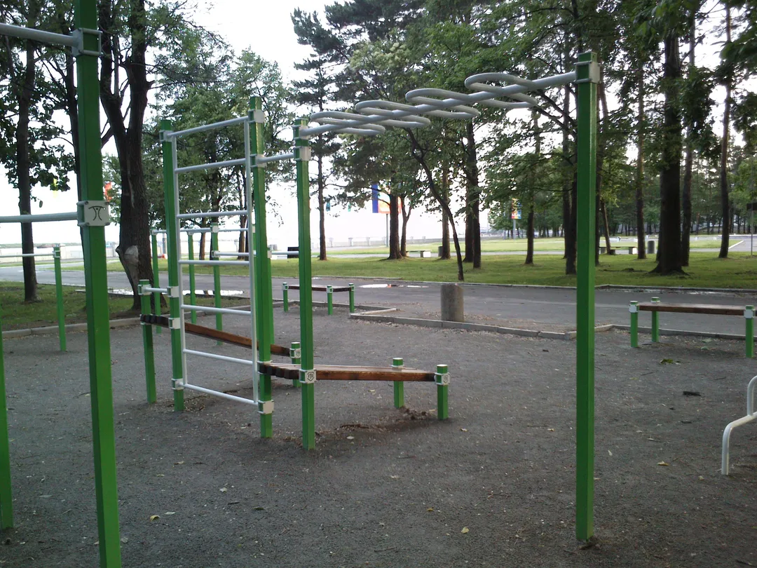 Sbarra per trazioni presso Outdoor Gym in Казачка, Хабаровск – foto 6 di 8