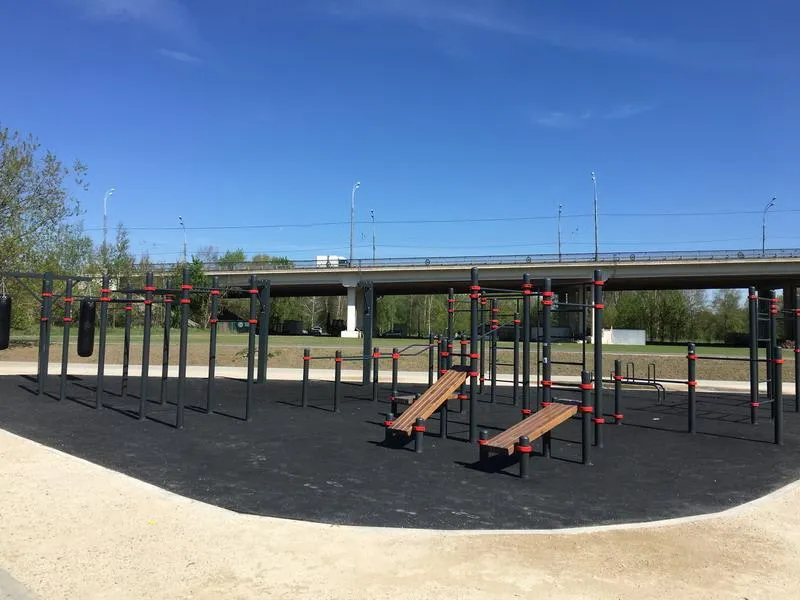 Monkey Bars la Calisthenics Park at Строгинское шоссе, Москва #wp2270 – fotografia 4 din 5
