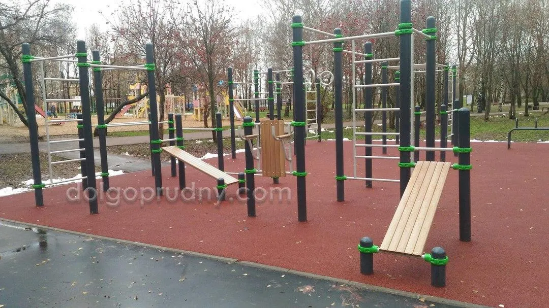 Push Up Bar at Calisthenics Park at улица Железнякова, Долгопрудный – photo 2 of 2