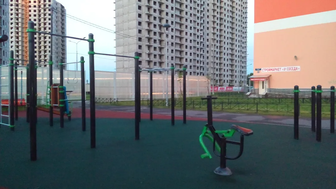 Sbarra per trazioni presso Calisthenics Park at Муринская дорога, Санкт-Петербург – foto 1 di 1
