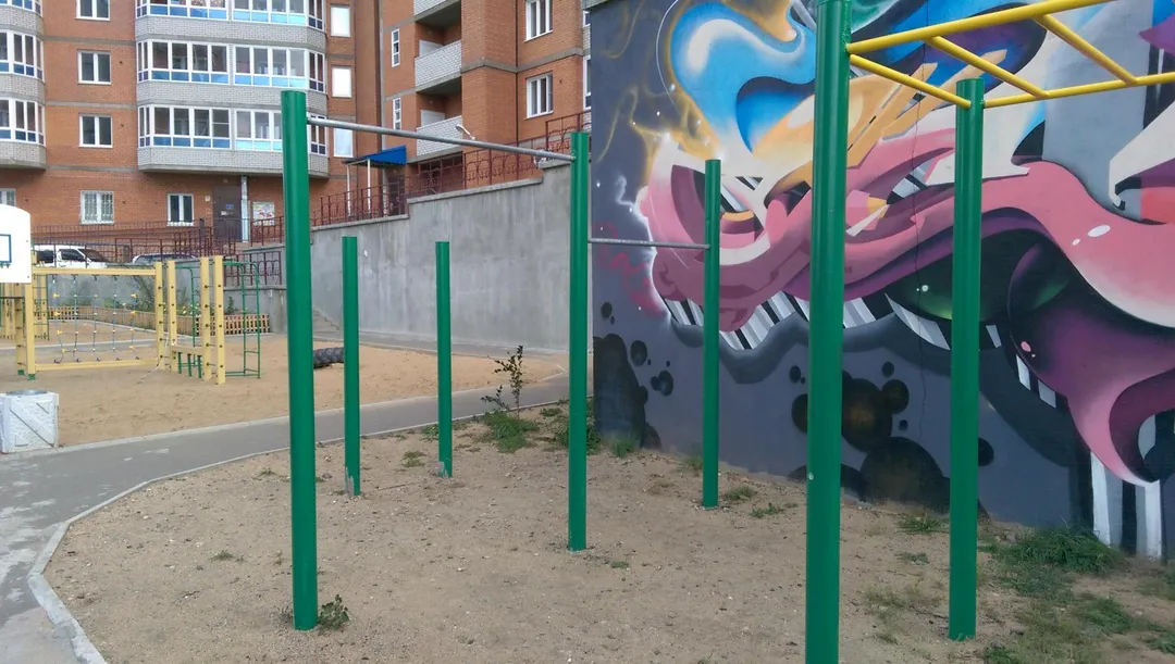 Parallele presso Calisthenics Park at Смоленская улица, Чита – foto 7 di 9