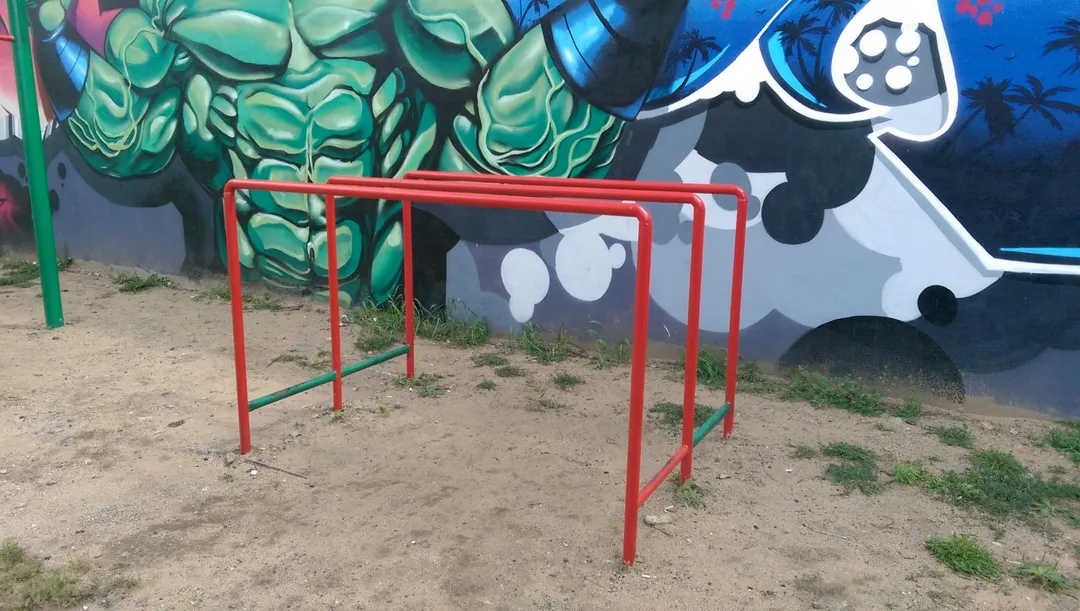 Parallele presso Calisthenics Park at Смоленская улица, Чита – foto 2 di 9