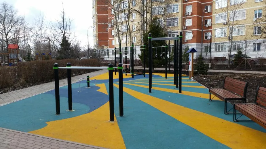 Barre de traction à Calisthenics Park at Соколово-Мещерская улица, Москва #wp2297 – photo 1 sur 1
