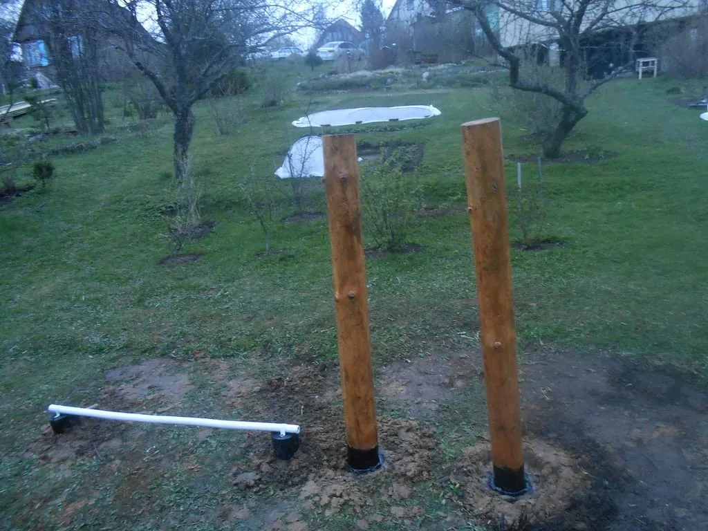 Workout Columns at Calisthenics Park at А-181, Токсовское городское поселение – photo 4 of 4