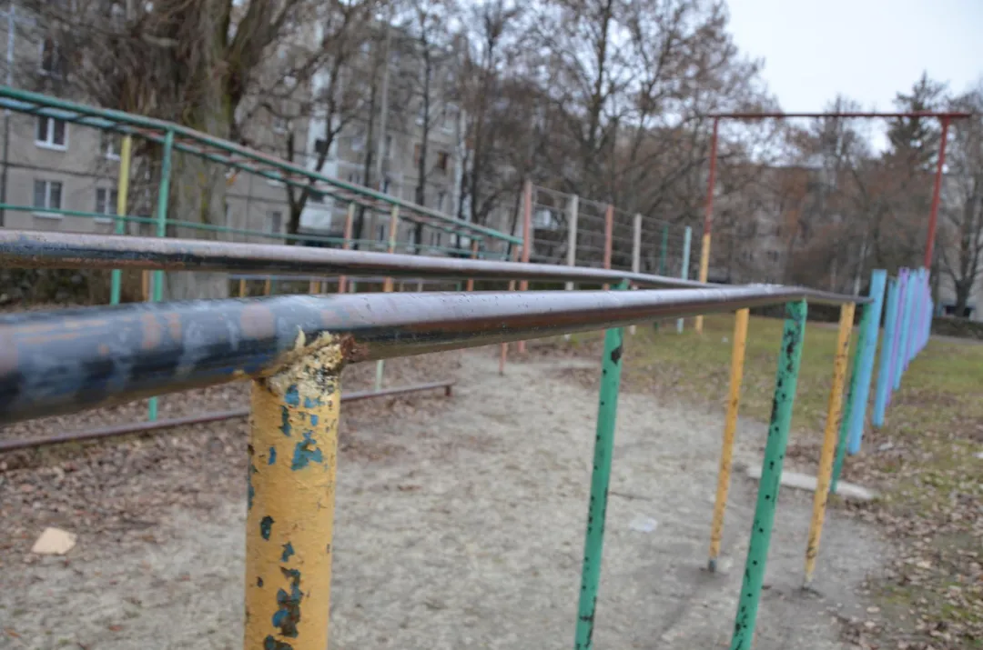 Maniglie per piegamenti presso Calisthenics Park at Ленинградская улица, городской округ Курчатов – foto 2 di 4