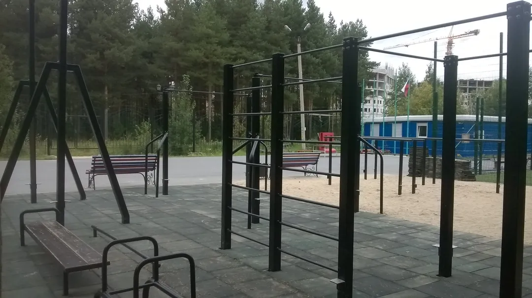 Barres de singe à Calisthenics Park at Пролетарский проспект, Сургут – photo 3 sur 5