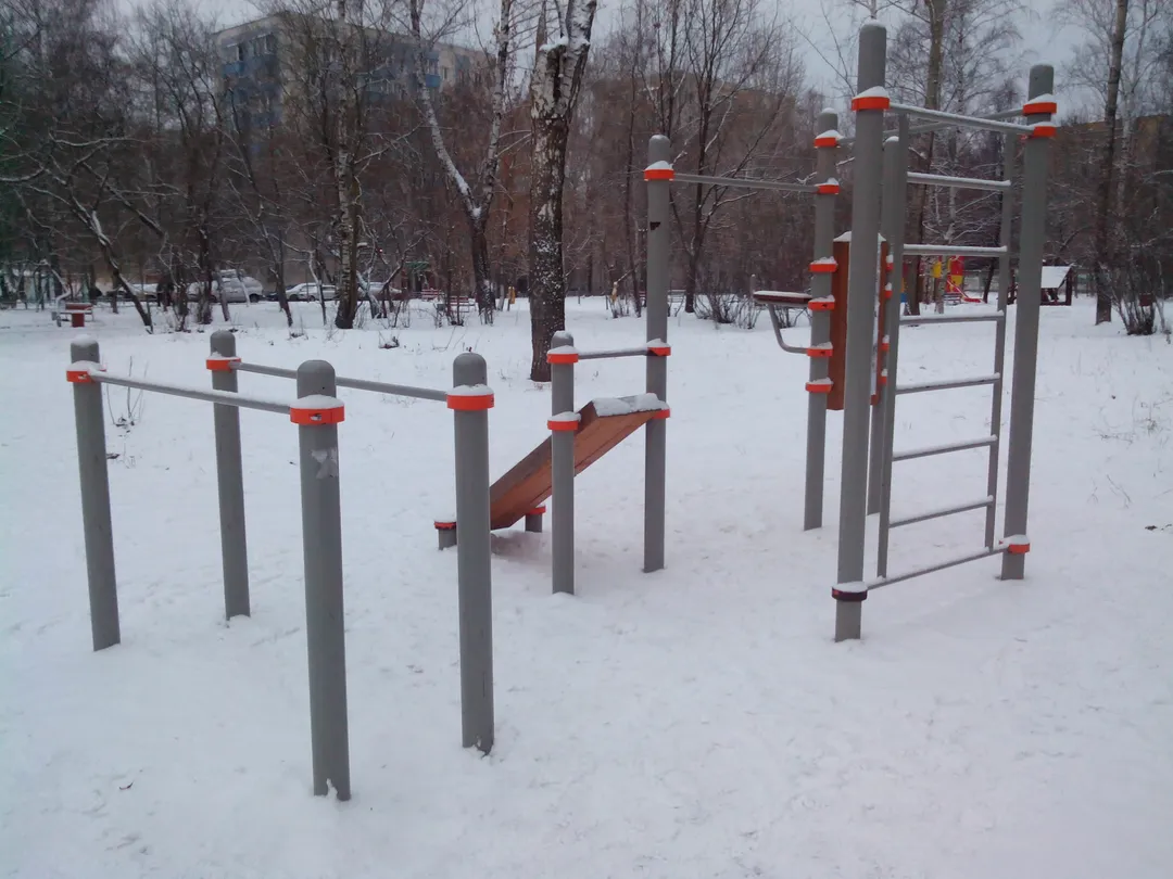 Бруси на майданчику Calisthenics Park at Открытое шоссе, Москва #wp2385 – фото 2 з 5