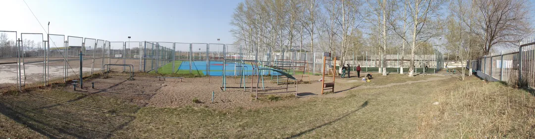Spalier la Outdoor Gym in 1-й микрорайон, Краснокаменск – fotografia 6 din 8