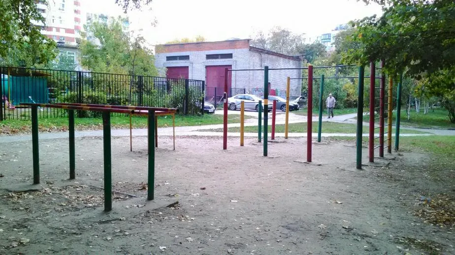 Sprossenwand bei Calisthenics Park at улица Объединения, Балашиха – Foto 3 von 3