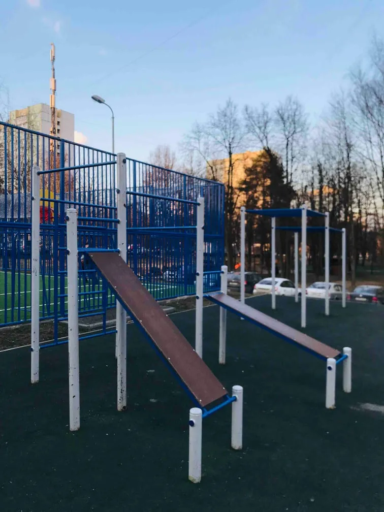 Sbarra per trazioni presso Calisthenics Park at улица Красного Маяка, Москва #wp2433 – foto 1 di 3