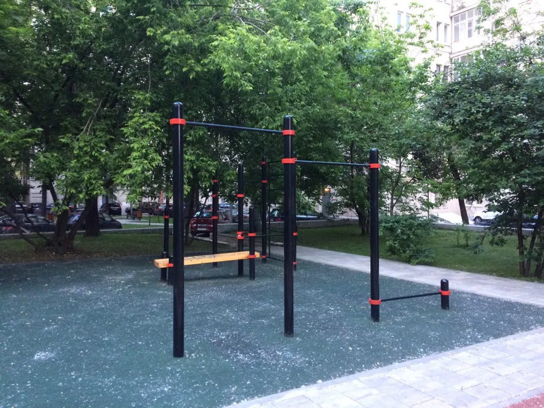 Bară de tracțiuni la Calisthenics Park at Ленинградский проспект (дублёр), Москва – fotografia 1 din 1
