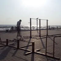 Calisthenics Park at Приморский бульвар, Ақтау - thumbnail 2