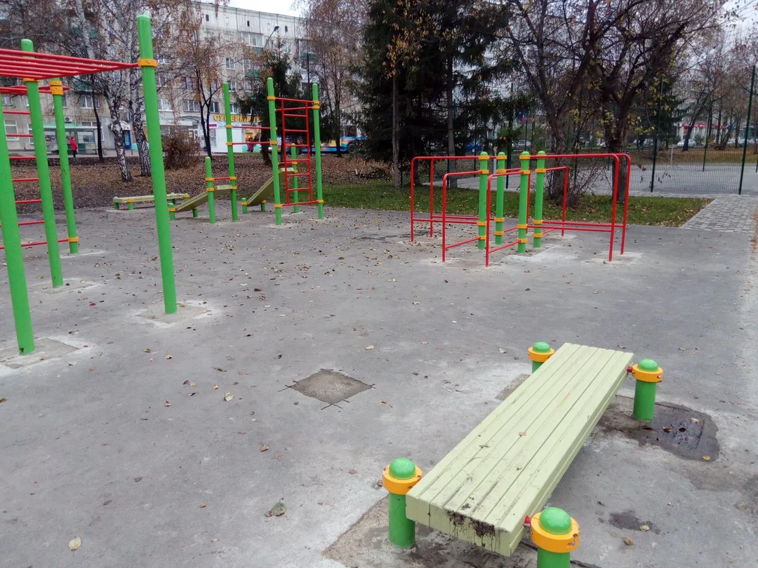Monkey Bars la Calisthenics Park at бульвар Строителей, Кемерово #wp2478 – fotografia 3 din 3