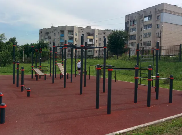 Calisthenics Park at улица Генерала Горшкова, Тула