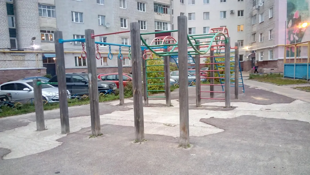Sprossenwand bei Calisthenics Park at улица Красные Зори, Выкса – Foto 3 von 3