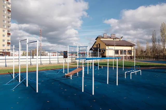 Calisthenics Park at Многофункциональная спортивная площадка, Нововоронеж