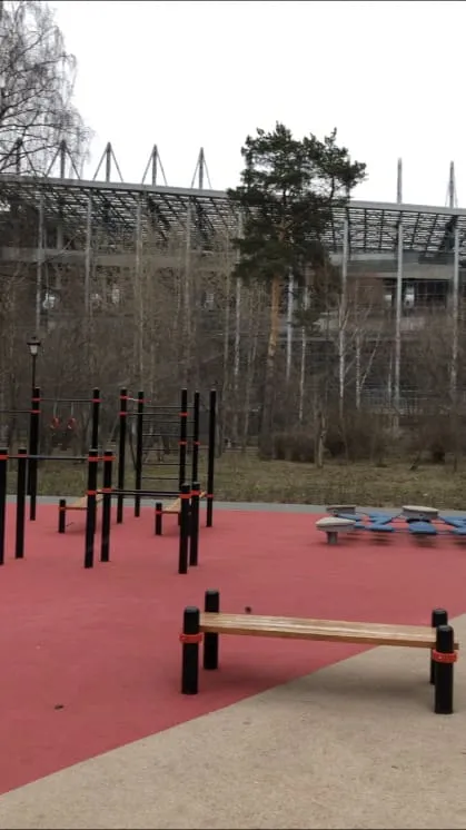 Бруси на майданчику Calisthenics Park at 3-я Песчаная улица, Москва #wp2507 – фото 2 з 6