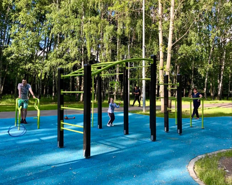 Рукохід на майданчику Calisthenics Park at улица Удальцова, Москва #wp2508 – фото 3 з 6
