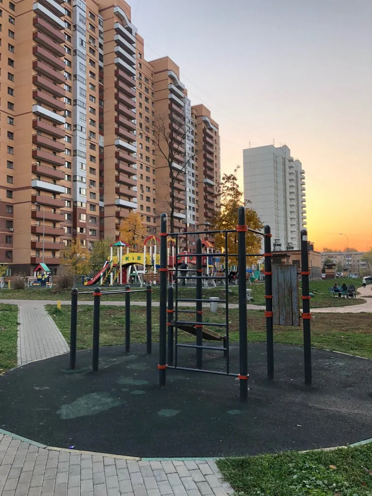 Шведська стінка на майданчику Calisthenics Park at Щёлковское шоссе (дублёр), Москва – фото 3 з 3