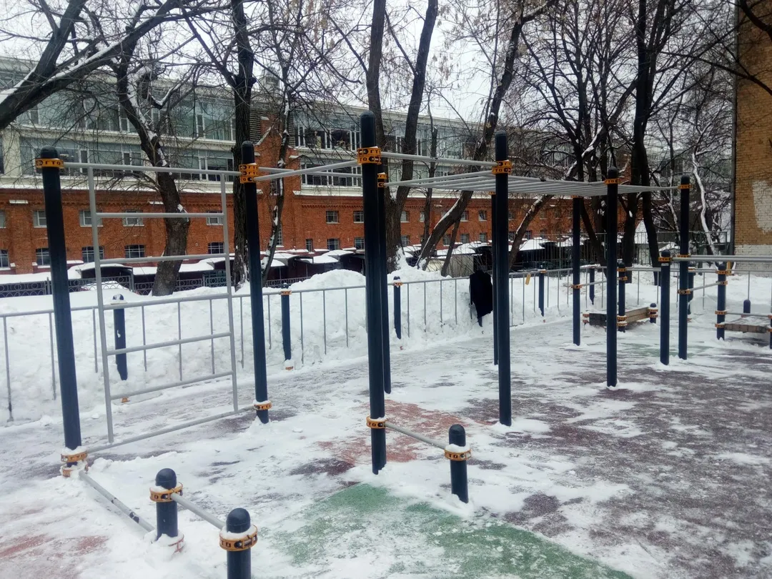 Bară de tracțiuni la Calisthenics Park at Нижняя Красносельская улица, Москва – fotografia 1 din 5