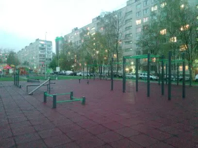 Sbarra per trazioni presso Calisthenics Park at улица Ярослава Гашека, Санкт-Петербург – foto 1 di 1