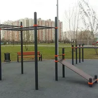 Calisthenics Park at улица Марьинский Парк, Москва #wp2531 - thumbnail 1