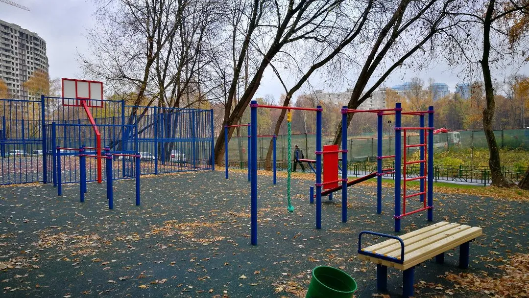 Sbarra per trazioni presso Calisthenics Park at Славянский бульвар, Москва – foto 1 di 1