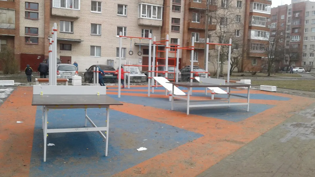 Pull Up Bar at Calisthenics Park at Университетский проспект, Петергоф – photo 1 of 2