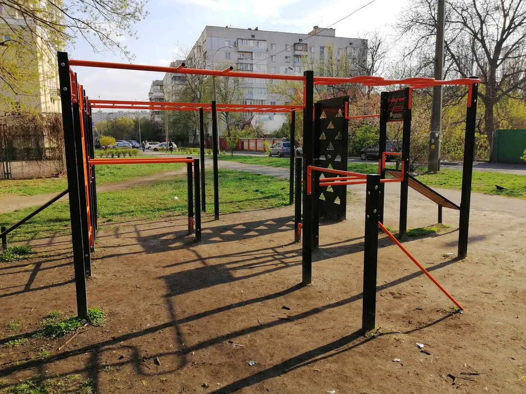 Monkey Bars la Calisthenics Park at Дубровицька вулиця, Київ – fotografia 3 din 4