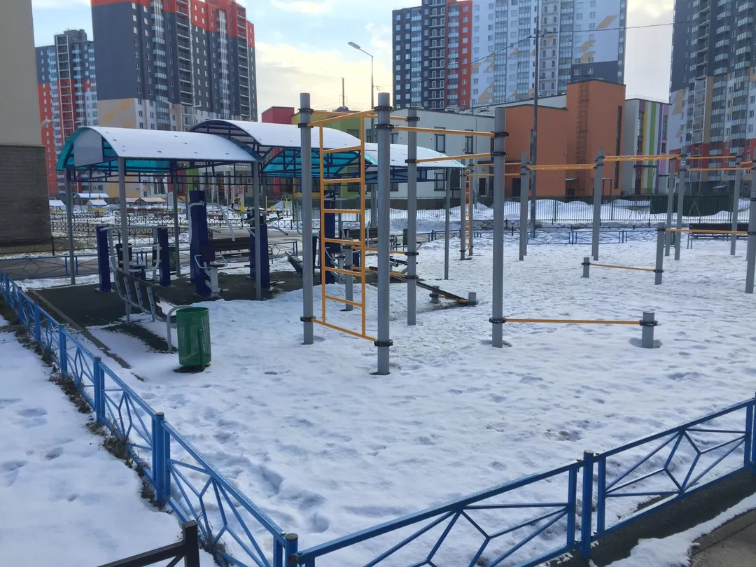 Sbarra per trazioni presso Calisthenics Park at улица Корнея Чуковского, Санкт-Петербург #wp2589 – foto 1 di 6
