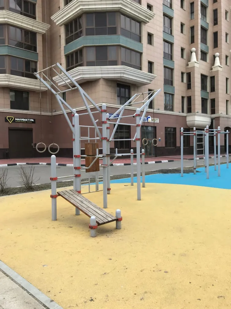 Spalier la Calisthenics Park at улица Хамовнический Вал, Москва – fotografia 3 din 5
