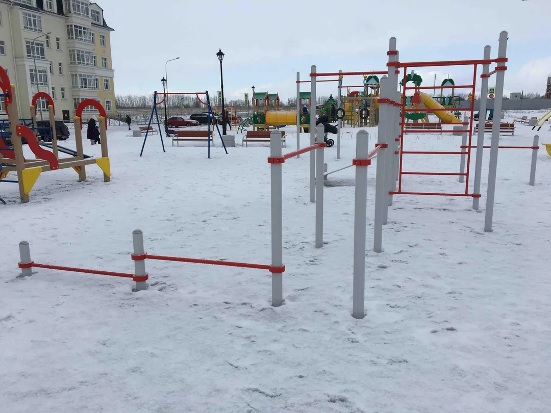 Parallel Gym Bars at Calisthenics Park at Анциферовская улица, Пушкин – photo 3 of 4
