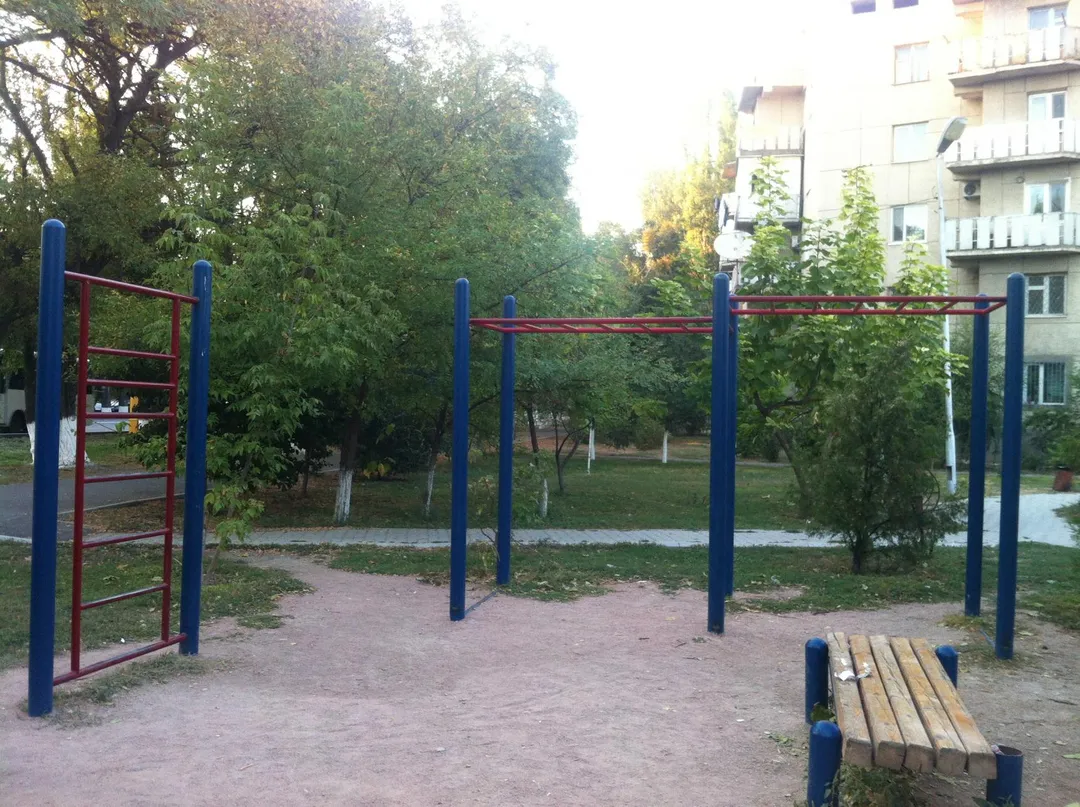 Spalier la Calisthenics Park at Байзақ Батыр, Тараз қаласының әкімшілігі – fotografia 4 din 6