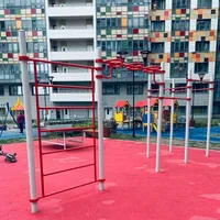 Calisthenics Park at Среднерогатская улица, Санкт-Петербург - thumbnail 5