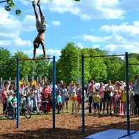 Outdoor Gym in Leopoldslust, Гусев - thumbnail 2