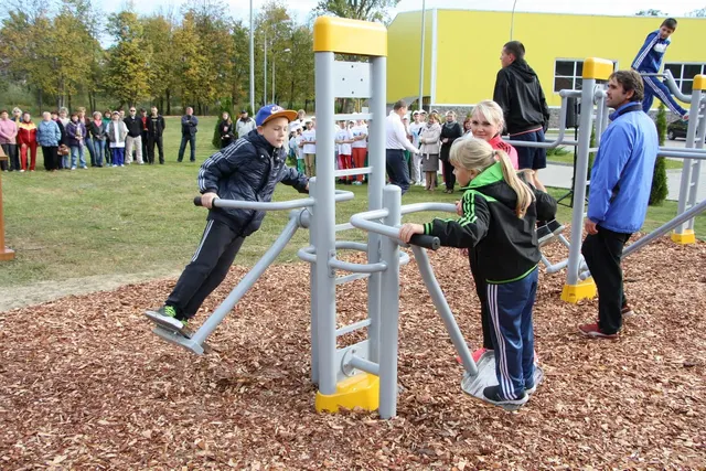 Outdoor Gym in Leopoldslust, Гусев