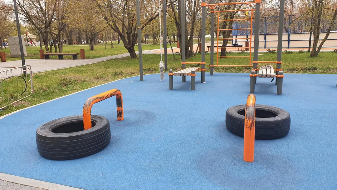 Рукохід на майданчику Calisthenics Park at аллея Ветеранов, Москва #wp2661 – фото 3 з 8