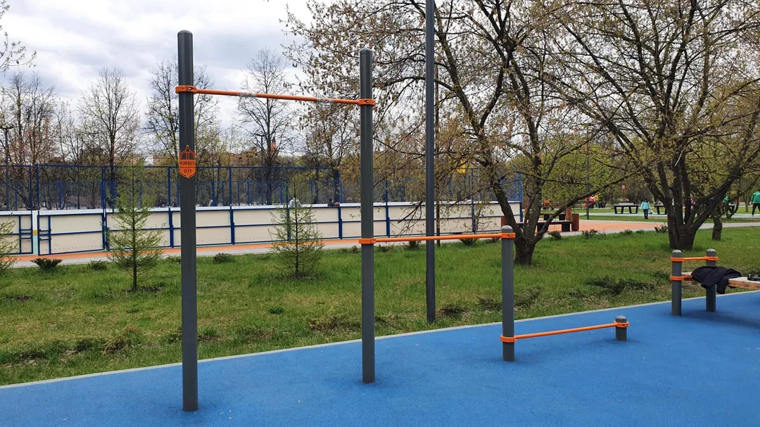 Упори для віджимань на майданчику Calisthenics Park at аллея Ветеранов, Москва #wp2661 – фото 6 з 8