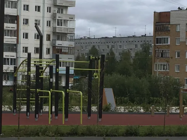 Calisthenics Park at набережная Газовиков, Ухта